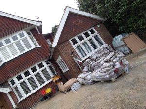 Exterior window fitting home renovation Kent