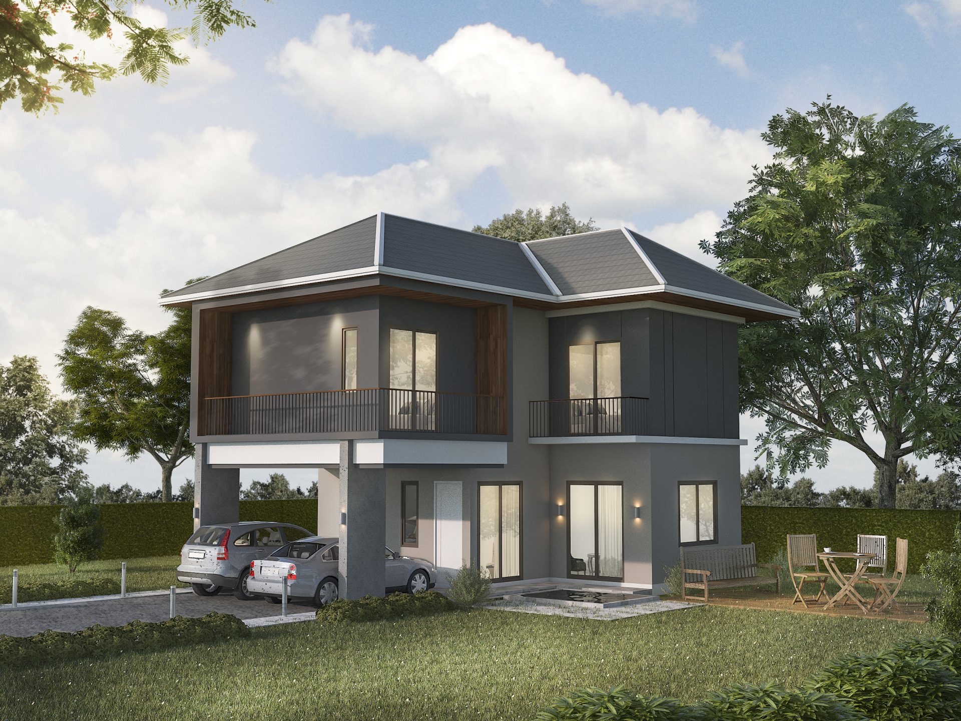 Traditional home extension